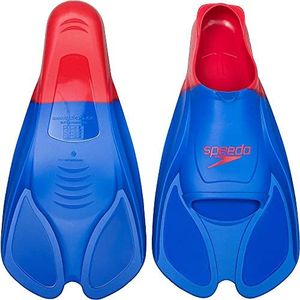 Speedo Unisex Adult's Biofuse Fin, Blue/Red, 11-12