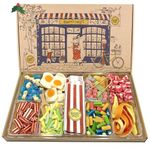 Extra Large Luxury Pick and Mix Jelly Sweets Gift Box 1.2kg for him her - Classic Retro Pick and Mix Sweets Hamper Gift for Birthday, Independence Day and Summer Party - Heavenly Sweets