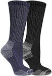 Dr. Scholl's womens Advanced Relief Socks - 2 & 3 Pair Packs, Denim Black, 4-10