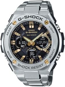 CASIO Watch G-SHOCK G-STEEL 6 radio stations worldwide radio solar GST-W110D-1A 9JF Men's