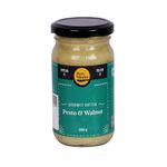 Bun Maska Pesto & Walnut Butter | Made with organic Basil Pesto | Healthy Breakfast Butter | No Artificial Color | Contains Nuts (200g)