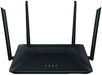 D-Link AC1750 High-Power Wi-Fi Gigabit Router, Dual Band, MU-MIMO, QoS, SmartConnect, 3X3 Wireless, 4 Gigabit Ports, WiFi Coverage, 4 High-Power External Antennas Plus High-Power Amplifier (DIR-867)
