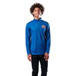 Ultra Game Men's Poly Knit Quarter Zip Long Sleeve Shirt NBA Men's Poly Knit Quarter Zip Long Sleeve Shirt (Pack of 1)