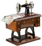 Sewing Machine Music Box Gift, Wood