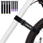 LuBanSir Bike Rack Straps, 8 Pack (8" & 26") Adjustable Bike Stabilizer Straps to Keep Bike Wheel from Spinning