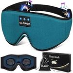 Sleep Headphones, 3D Sleep Mask Blu