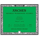 Arches Watercolour Paper Blocks | Cold Pressed Natural White | for Watercolor, Acrylic Painting, Gouache and Poster Color Painting | 300 GSM, 41 x 51 cm- 20 Sheets