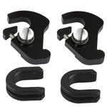 Detachable Rotary Mounting Sissy Bar Luggage Rack Latch Clips Kit + Side Plate Mounting Bracket Grommet Fits for Harley Touring Sportster Touring Electra Street Glide Road King 1986-2024