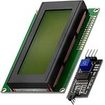 AZDelivery Compatible with HD44780 2004 4x20 Serial LCD Black Character Display Board IIC PCF8574T I2C Adapter Converter Bundle Compatible with Arduino and Raspberry Pi Including E-Book! (Pack of 5)