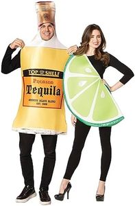 Rasta Imposta Tequila Bottle & Lime Slice Couples Costume Liquor Drink Dress Up Cosplay Costumes, Adult One Size