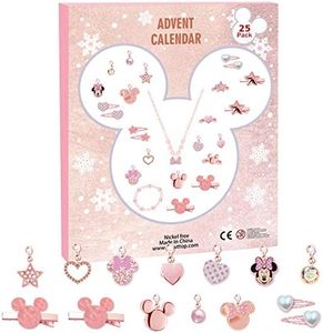 Advent Calendar 2025 for Girls Christmas 24 Days Countdown Calendar with DIY Charm Bracelet&Necklace, Rings Xmas Holiday Gift for Daughter, Niece