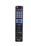 LRIPL Compatible Remote for LG LED/LCD TV With 3D Function- Universal Remote for LG UHD 4K Television Black