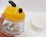 ANMSALES AH-501 3 in 1 Cleaning Pot for Airbrush Spray Gun + Airbrush Holder.