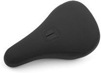 POLSO BS-01 BMX Saddle with Seat Post BMX Bike Seat Pivotal Middle Hole Bicycle Accessories (Black seat alone)