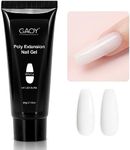 GAOY Poly Gel, 60g Nail Extension Gel, White Builder Gel Nail Enhancement Gel for Beginner & Professional Nail Art Salon DIY at Home