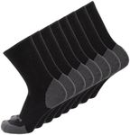 GRIP6 Crew Socks - Merino Wool Socks Made in the USA, Lightweight Wool Hiking Socks, Crew Socks for Men and Women - Cold Weather Gear