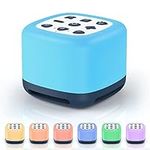 ORIA White Noise Sound Machine, 3 in 1 Portable White Noise Machine with 40 Soothing Sounds, Night Light, Wireless Speaker, Memory Function, Sleep Sound Timer Therapy for Adults Baby Kids - Blue