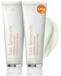 Kate Somerville ExfoliKate Cleanser – Daily Exfoliating Face Wash with Glycolic Acid & Lactic Acid – Gentle Facial Scrub for Pore Minimizing, Skincare, Face Exfoliator - 2-Pack of 4 Fl Oz Each