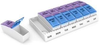 EZY DOSE Weekly (7-Day) Pill Case, 