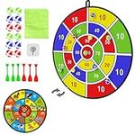 29" Large Dart Board Set for Kids, Boys Toys Double Sided Dartboards with Sticky Balls, Indoor/Sport Outdoor Fun Party Play Game Toys, Birthday Gifts for 3 4 5 6 7 8 9 10 11 12 Year Old Boys Girls