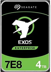 Seagate Exos 7E8 4TB Internal Hard Drive Enterprise HDD – 3.5 Inch 512n SATA 6Gb/s, 7200RPM, 256MB Cache – Frustration Free Packaging (ST4000NM000A)