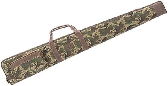 Evolution Outdoor Rawhide Classic Camo Shotgun Case - 52" in., Waxed Canvas, Wool Lining, Soft Gun Bag, Hunting Gear…