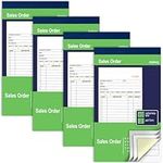 Joyberg 4 Pack Receipt Book, 10.6x1