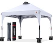 ABCCANOPY Outdoor Pop up Canopy Tent 10x10 Camping Sun Shelter-Series, White