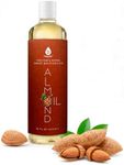 Pursonic 100% Natural Sweet Almond oil- for Aromatherapy, Essential oils, Moisturizing, and Massage