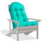 Adirondack Chair Cushion, Waterproof Weather Resistant Cushions for Adirondack Chair Thickened High Back Rocking Chair Seat Cushion for Indoor and Outdoor,43.3 X 19.7 Inch (Teal,1)