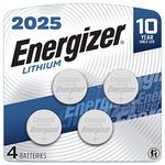 Energizer 2025 Lithium Coin Cell Battery (4Count)