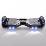 Studtoy Smart 6.5" Hoverboard Wheels with Bluetooth Music Speaker & RGB 3D LED Light | Trendy & Stylish Electric Hoverboard with Remote Control for Adults | Musical Hoverboard best for Gift [Classic Edition - LightUp-Wheels]