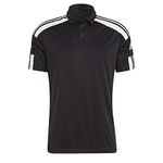 adidas Men's Squadra 21 Polo Shirt, Black/White, 3XL