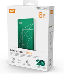 WD My Passport Ultra 6TB Portable External Hard Drive – USB-C