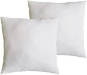 Southern Textiles Throw Pillow Inserts - 20" x 20", 2 Pack Throw Pillow Inserts for Bed, Couch or Chair - 100% Cotton Sateen and Polyester-Filled