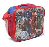 Marvel Avengers Children's Character Insulated Lunch Bag with Shoulder Strap & Mesh Side Pocket