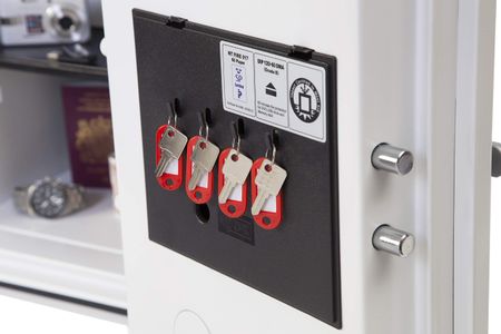 Phoenix Titan Fire & Security Safe – Key Lock, 19L, White, 28kg