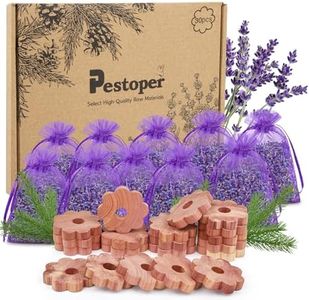 30 Pièges Anti Mites Textiles 20 Anneaux De Mites 10 Sachets De Lavande Protection Contre Les Mites De Vêtements Excellente Protection Contre Les Mites De Garde - Robe Pièges À Mites