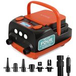 SereneLife High Pressure SUP Electric Air Pump, Dual Stage Inflation Paddle Board Pump for Inflatable Stand Up Paddle Boards