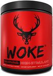 Bucked Up - Woke - HIGH STIM Pre Workout - Best Tasting - Focus Nootropic, Pump, Strength and Growth, 30 Servings (Grape)