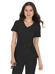 KOI Basics 374 Women's Katie Scrub Top Black S