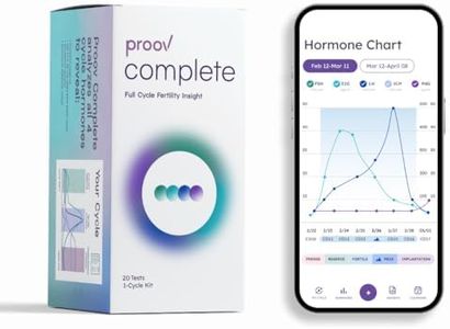 Proov Complete Fertility Testing System | Help Test Your Fertility at Home | Medical-Quality at Home Hormone Tests | Ovulation Confirmation, FSH Test, Estrogen Marker, LH and Progesterone Marker