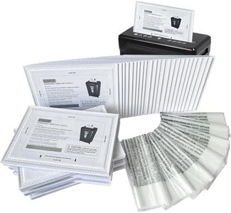 GAOKETOP Paper Shredder Lubricant Sheets, Shredder Sheets Lubricant,Paper Shredder Sharpening 8.5 X 6with 7 15.8 Gallon Trash Bags to Clean and Care for Shredders for Home Office Heavy Duty(168) Pack