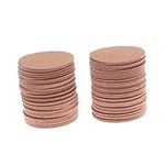 ABOOFAN 60 Pcs Tripod Plant Decor Drink Coasters Mini Insulation Mat Glass Suit Whisky Roller Coaster 100mm