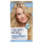 Clairol Nice'n Easy Permanent Hair Dye, 9 Light Blonde | 100% Grey Coverage | Long‑Lasting, Natural‑Looking Colour & Shine |Pack of 1