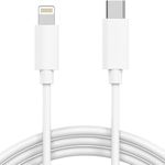 Sounce Type USB C to 8-Pin USB Phone Fast Charger Cable for Phone 13/12/12 Pro Max/12 Mini/11/11Pro/Xs/Max/Xr/X/8/8Plus/Pad, Charging Adapter, White