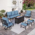 SUNSHINE VALLEY 6 Piece Metal Outdo