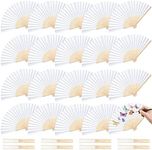 JOHOUSE White Paper Fans, 28PCS Han