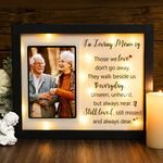 Memorial Gifts LED Shadow Box 4x6 Picture Frame - Sympathy Gift for Loss of Mother Mom Father Dad, Bereavement Gifts Ideas in Memory of Loved One Gifts, Condolences Rememberance Grief Funeral