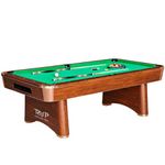 RUP 8ft American Pool Table | Auto Ball Return System | Premium Billiards Cloth | Heavy Duty 147 kg MDF Frame | Smooth Metal Corners | Complete Accessories Included